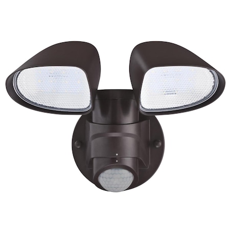 Westinghouse Fixture Wall Outdoor LED Motion Sensor 2-Light Security Brnz Acrylic Lens 6364300